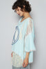 POL Peace & Lace hooded top- Soda Candy