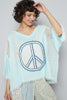 POL Peace & Lace hooded top- Soda Candy