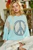POL Peace & Lace hooded top- Soda Candy