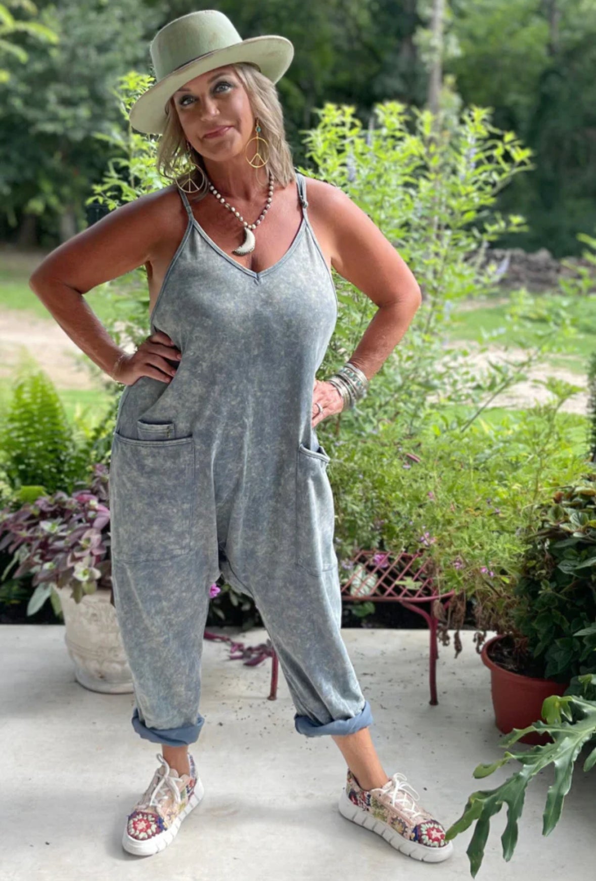 Can’t Miss This Romper - Vintage Denim ~ Jaded Gypsy